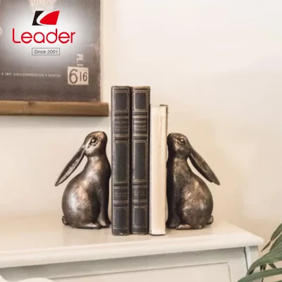 Serre-livres personnalisés en forme de lapin en résine